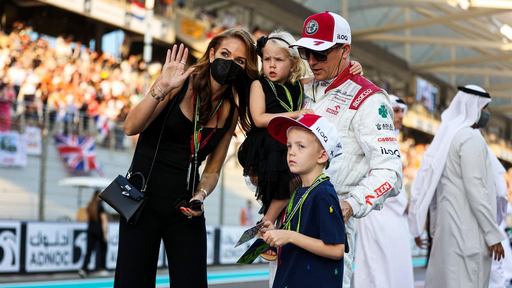 Kimi Räikkönen s rodinou