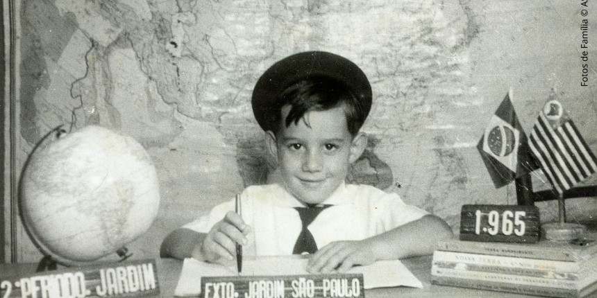 Ayrton Senna jako dítě