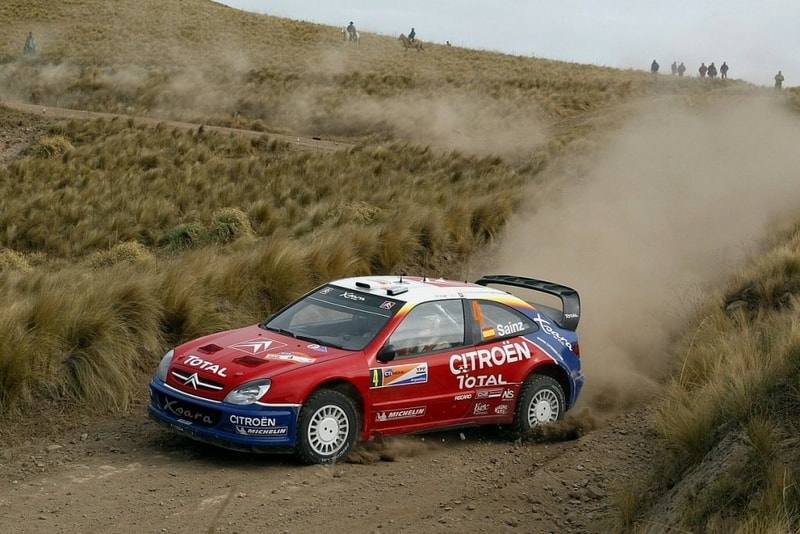 Poslední vítězství Sainze na Rallye Argentina v roce 2004
