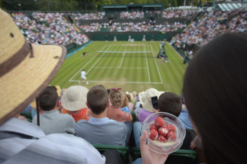 K Wimbledonu patří jahody
