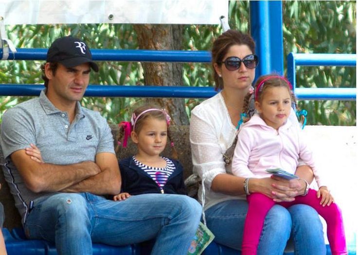 Federer s rodinou
