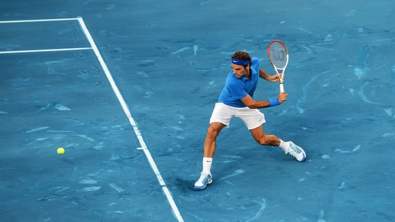 Vítěz z roku 2012 na modré antuce Federer 