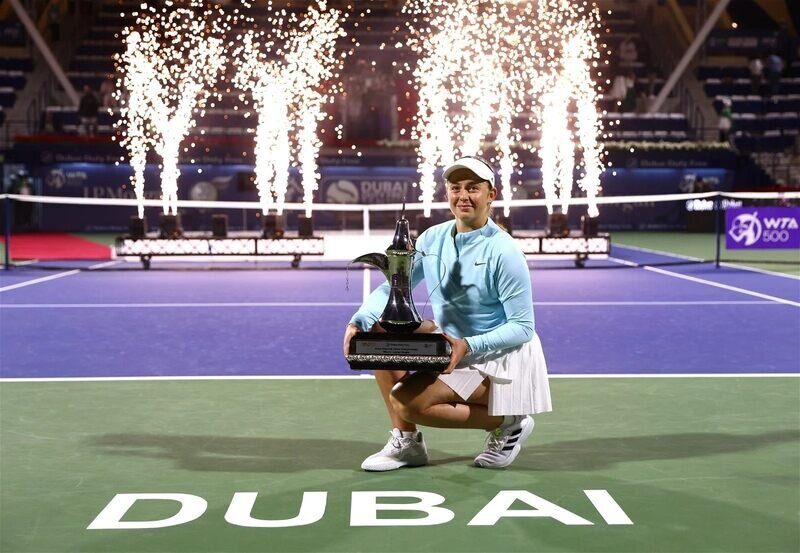 Dubai tennis Ostapenko
