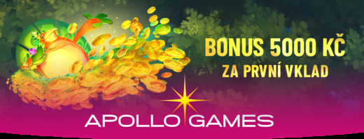 Apollo bonus 5000 Kč (first deposit)