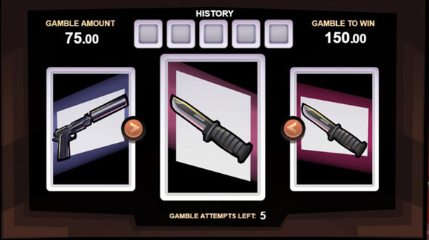 Funkce Gamble - online automat HotLife Slot