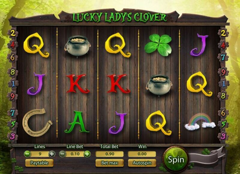 Free spiny na automat Lucky Lady's Clover